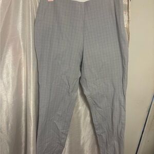 a new day Women's Gray Checkered Pants